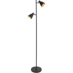 Mexlite - lampadaire - oeroe - noir - m�tal - e14 - 4117zw