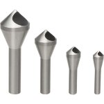 Mezheng - pcs fraise  chanfreiner bavurer foret conique en hss pour perage mtal bois plastique