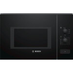 Micro - ondes encastrable 25l 900w noir - bosch - bfl550mb0