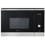 Micro ondes encastrable - continental edison - cemo25gine - noir inox l59, 5 x h38, 8 x p40, 1 cm - 25l ...