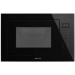 Smeg ? micro - ondes encastrable gril 25l ? commandes sensitives ? dimensions 38. 8 x 59. 5 x 39. 9 cm ...