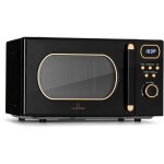 Klarstein - micro - ondes avec grill julieta 20l - 700 / 800 w - 8 programmes - noir