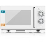 Micro - ondes avec / sans grill, 25 litres, 900w + 1000w grill 20mg 5 - 6 niveaux de puissance, 3 modes ...