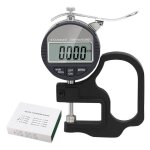 Micromtre digital d'paisseur 0 - 12, 7mm, prcision 0, 01mm, pour cuir, papier, plastique & mtal, ...