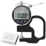 Microm�tre digital d'�paisseur 0 - 12, 7mm, pr�cision 0, 01mm, pour cuir, papier, plastique & m�tal, ...