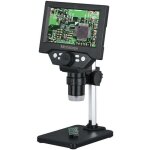 Microscope �lectronique � �cran lcd de 5, 5 pouces microscopes industriels de 10 m�gapixels loupe de ...