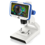 Microscope pour enfants avec diapositives �cran lcd 5 pouces 200x kit de microscope pour enfants 8 - ...
