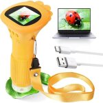 Microscope enfant, microscopes portable enfant, avec �cran ips 2, 0 , microscope num�rique, �cran 200x, ...