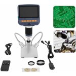 Microscope num�rique lcd - ad106 hdmi - microscope num�rique avec 8 led int�gr�es + 2 lumi�res led - ...