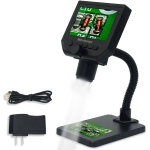 Microscope numrique portable fishtec zoom x 600 - ecran - photo - vido - rechargeable - dtecteur de ...