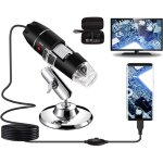 Microscope num�rique usb 40x � 1000x cam�ra endoscope � grossissement 8 led avec �tui de transport et ...