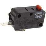 Microswitch 2 cosses pour micro - ondes bosch, broyeur vegetaux bosch, meuleuse ryobi, centrale vapeur ...