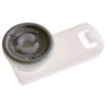 Miele - support + roulette de panier suprieur compatible (7649011) lave - vaisselle brandt, kompatibel ...