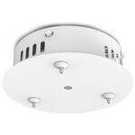 Miidex lighting - filin de suspension luna ii - longueur 1, 5 m - pat�re incluse - blanc - �150mm - ip20 ...