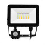 Miidex lighting - projecteurs led de 10w � 50w lumos slim ii eco noir - 183x156x164mm - 3000k blanc chaud ...