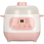 Mijoteuse, 200w 1l petite mijoteuse avec pot int�rieur en c�ramique temp�rature et dur�e r�glables mini ...
