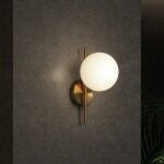 Millumine - applique roxanne laiton mat tige 1 globe