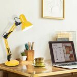 Lampe de bureau flex jaune Lampe de bureau flex jaune