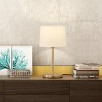 Lampe de chevet folio laiton mat