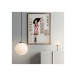 Suspension roxanne laiton mat