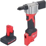 Milwaukee m12 bprt - 501 riveteuse sans fil 12 v 20, 32 mm + 1x batterie 5, 0 ah - sans chargeur