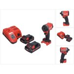 Milwaukee m18 fid3 - 302 cl  choc sans fil 18 v 1 / 4  226 nm brushless + 2x batterie 3, 0 ah + chargeur ...