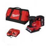 Milwaukee - m18bqss - 501b ponceuse vibrante 1 / 4  18v 15. 0ah batteries en sac de transport