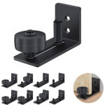Minetgnon - 1pcs guide de porte coulissante robuste en acier - au carbone noir - rouleau réglable - système ... Minetgnon - 1pcs guide de porte coulissante robuste en acier - au carbone noir - rouleau réglable - système ...