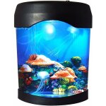 Mini aquarium usb led lampe mduse, veilleuse ocean led, aquarium led d'clairage, cadeaux cratifs pour ...