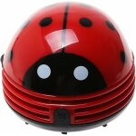 Einemgeld - mini - aspirateur de table lectrique, nettoyeur de poussire, motif coccnelle - - rouge ...