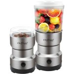 Mini - blender 2 - en - 1 - cheffinger - 300w - lames inoxydables - moulin � caf� - compact et silencieux ...