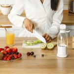 Mediawave store - mini bouteille de smoothie rechargeable portable pour mélangeur de jus portable couleur: ... Mediawave store - mini bouteille de smoothie rechargeable portable pour mélangeur de jus portable couleur: ...