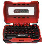 Mini coffret d'embouts de vissage � chocs - embouts visseuse 1 / 4' l. 25 mm - coffret d'embouts vissage ...