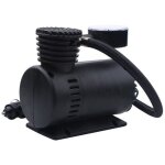 Mini compresseur d'air portable - - gonfleur 12v - d�tecteur de pression - 300 psi - noir
