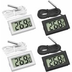 Mini digital lcd thermomtre temprature avec sonde de temprature capteur testeur , guazhuni (2x noir ...