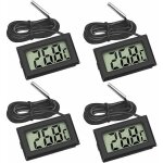 Mini digital lcd thermom�tre temp�rature avec sonde de temp�rature capteur testeur pour r�frig�rateur ...