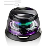 Mini enceinte bluetooth magn�tique sans fil portable avec support pour douche, cuisine, ext�rieur, voyage, ...