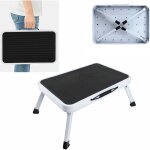 Mini escabeau - escabeau en acier - escabeau pliable - escabeau pliant avec tapis en caoutchouc antid�rapant ...