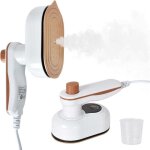 Mini fer � repasser portable, fer � vapeur, mini fer � repasser pliable, adapt� � une utilisation � sec ...