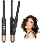 Mini fer styler 2 - en - 1 - fer � lisser et � friser, portable, noir, 27, 8 cm x 3, 2 cm