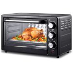 Mini four �lectrique 21 l, 1000 w, 10 - 250�c, minuterie 0 - 60 min, four � pizza pour cuire r�tir d�congeler ...