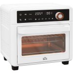 Homcom - mini four friteuse  air 2 en 1 - air fryer 1200w 13l - multifonction 12 programmes, timer - ...
