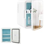 Relax4life - mini frigo de chambre 10l avec miroir led, mini réfrigérateur voiture 12v 220v chaud et ... Relax4life - mini frigo de chambre 10l avec miroir led, mini réfrigérateur voiture 12v 220v chaud et ...
