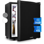 Klarstein - mini frigo de chambre de 45l pour boissons et bieres, petit frigo silencieux, mini bar intrieur ...