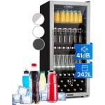 Klarstein - mini frigo de chambre et bureau pour boisson, petit frigo silencieux, refrigerateur mini ...