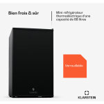 Klarstein mini frigo et congelateur de chambre de 68l, snacks, boissons, petit frigo top silencieux, ... Klarstein mini frigo et congelateur de chambre de 68l, snacks, boissons, petit frigo top silencieux, ...