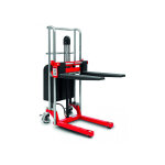 Chariot porte bobine semi �lectrique - hauteur 1500mm - plateau bobine 400kg - manutention de face - ...