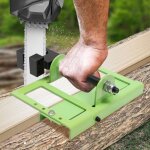 Mini guide de coupe de scie � cha�ne en acier portable de support d'ouverture de scie � huile, planche ...