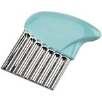 Mini hachoir � pommes de terre, hachoir � frites portable - bleu