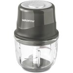 Mini hachoir sans fil wadfow 0, 3 l 30 w avec lames en acier et commande � une touche